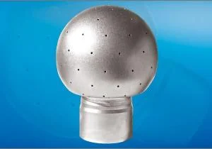 Spray ball with threaded connection