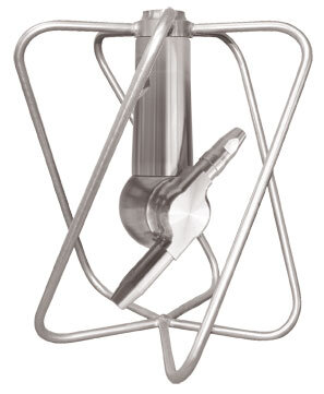 protective cage as accessory for industrial cleaning systems